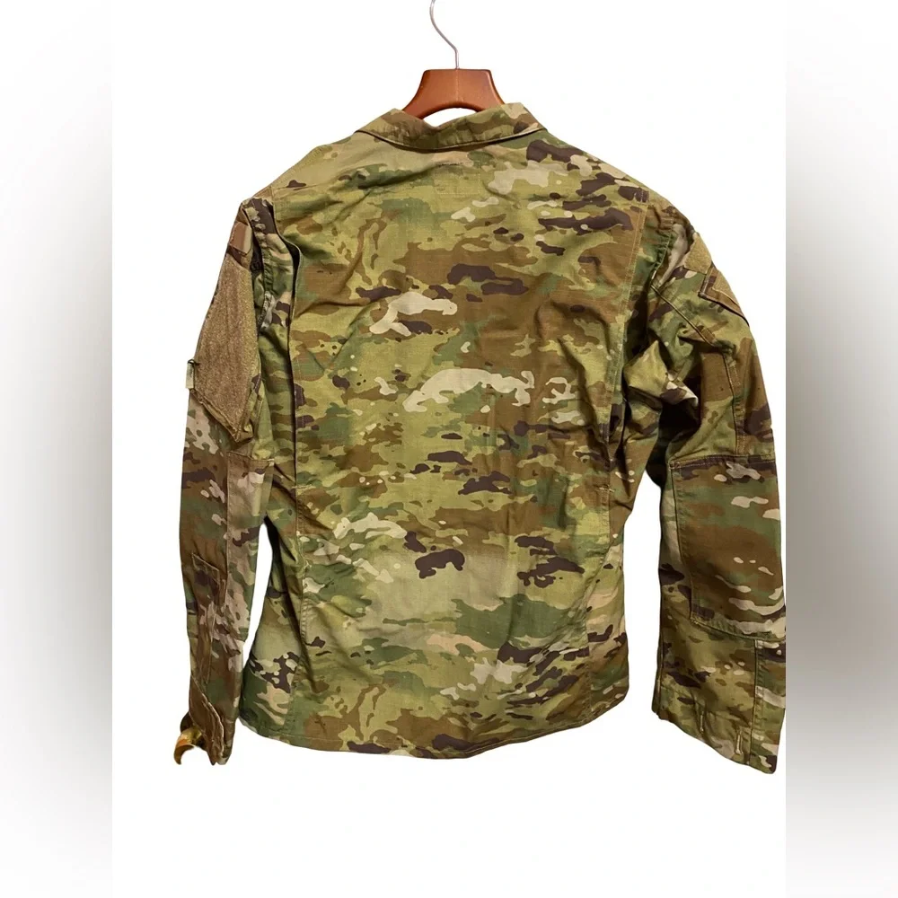 Army Combat Uniform Camouflage‎ Coat Jacket Mens Medium